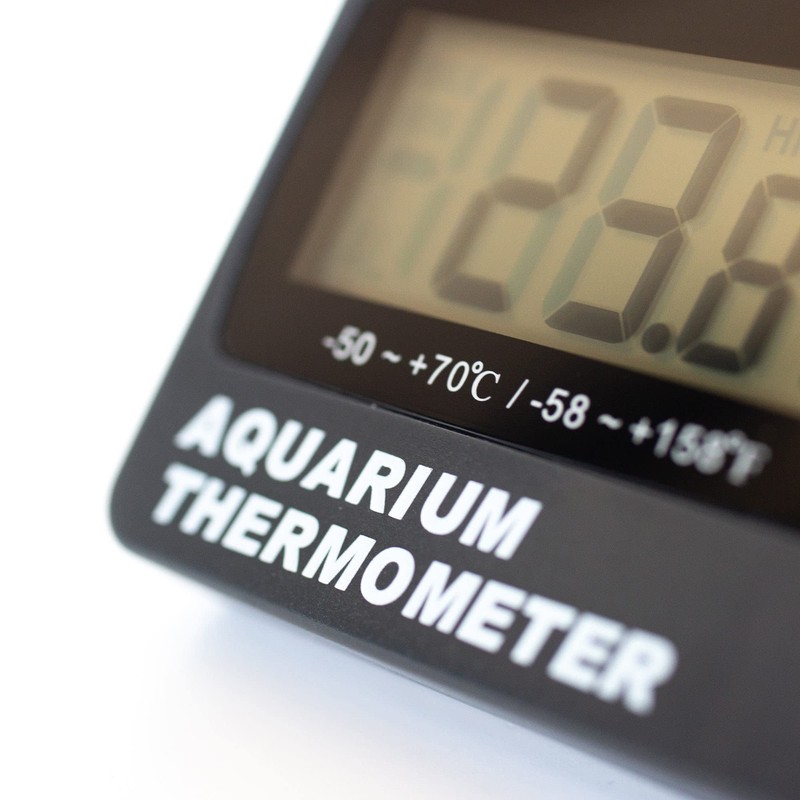 ETI Aquarium Thermometer LCD Digital Thermometer with Suction Cup Fish