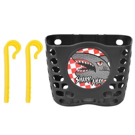 RiToEasysports Bike Basket, Outdoor Bicycle Scooter Cute Front Basket Bike Cycle Shopping Holder for Children Kids (Black)