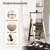 XinSunho 3 Step Ladder, Aluminum 3 Step Stool with Retractable