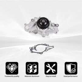 KAYULONE AW7161 Water Pump Kit with Gasket Compatible with Chrysler 300 Concorde Intrepid Sebring, Dodge Charger Intrepid Magnum Stratus, Engine 2.7L 2736CC V6