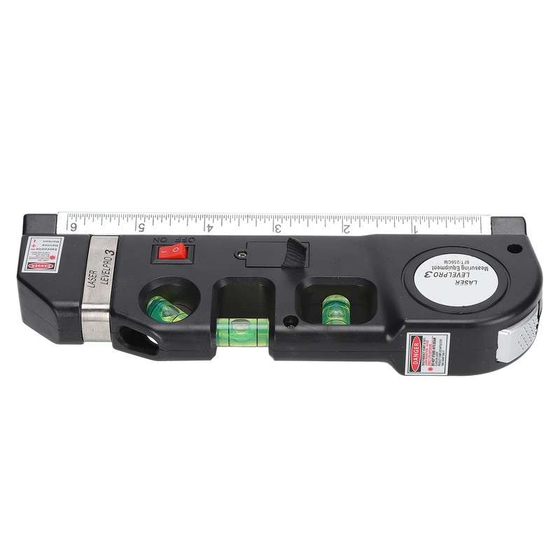 Multipurpose Laser Leveller Infrared Spirit Level Tape Measure Tool for