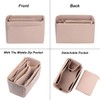 YXBQueen Handbag Organiser Bag Organiser with Compartments Purse Insert Bag