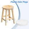 sourcing map 3Pcs 60mm(2-3/8") Nylon Hole Plugs, Flush Type Panel