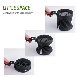 Xislet No-Drilling Required Golf Cart Universal Cup Holder Compatible with 0.75"-1.0" EZ-GO Zone Cart Square Tube Mount Club Cart Water Bottle Drink Holder (1)