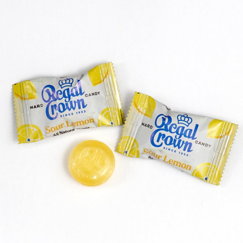 Regal Crown Sour Lemon, 6.25 Ounce Bag (Pack of 1),