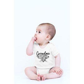 CBTwear Grandma Has Waited a Long Time Baby Bodysuit Funny Infant Outfit Adorable Romper Clothing (12 Months, White)