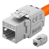 2x CAT 7 Keystone Network Module RJ45 - High Speed