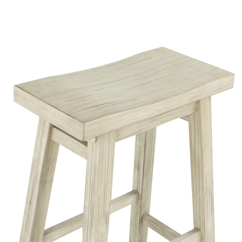 Boraam Sonoma Backless Saddle Counter Stool - Sawgrass Finish