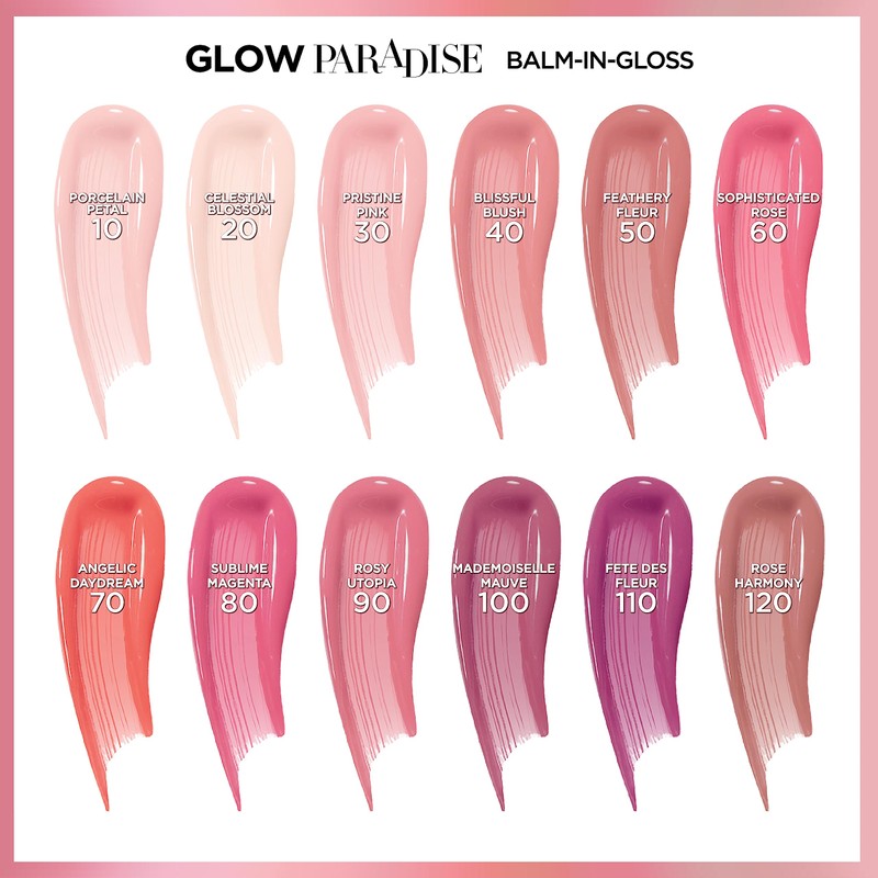 L'Oreal Paris Glow Paradise Balm-in-Gloss, Lip Balm, Non-Sticky Liquid Lip