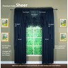Today's Curtain Emelia Original Voile Swagger Pair 63", Navy, 90"