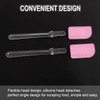 uxcell 2pcs Flexible Silicone Spatula Heat Resistant Non-scratch Kitchen Turner