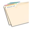 Avery 5266 Permanent Filing Labels, 1/3 Cut, 750/Pk, Rd/Be/Gn/Pe/Yw