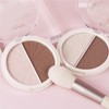 Contour Palette Make Up Powder, 2-in-1 Highlighter & Contour Bronzer