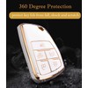 Cacacar Key Fob Cover for Chevy GMC with Keychain, Silverado