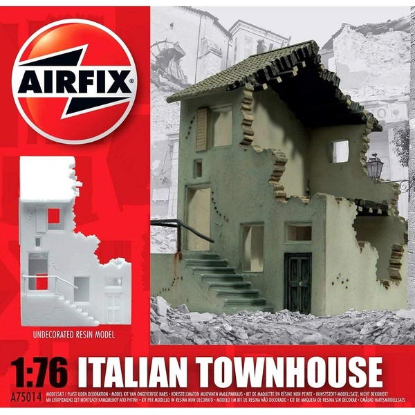 Airfix Italian Townhouse Resin Building - 1:76 Scale Model Kit