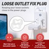 FixlyFido 15-Pack Loose Outlet Fix Plug - Ensure Secure Connection