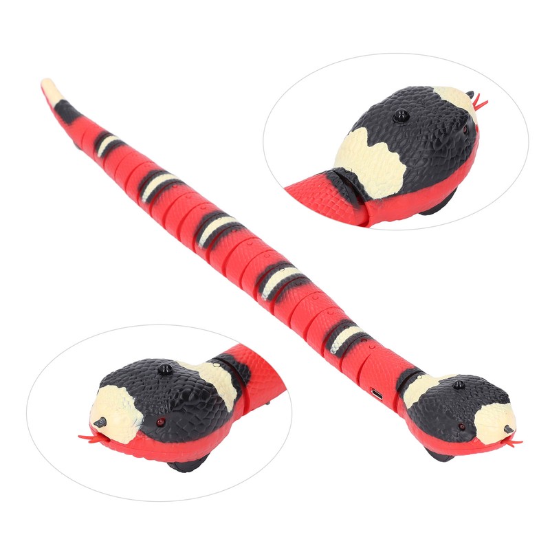 Induction Snake Toy Easy Operation Simulation Realistic Auto Sense Obstacle