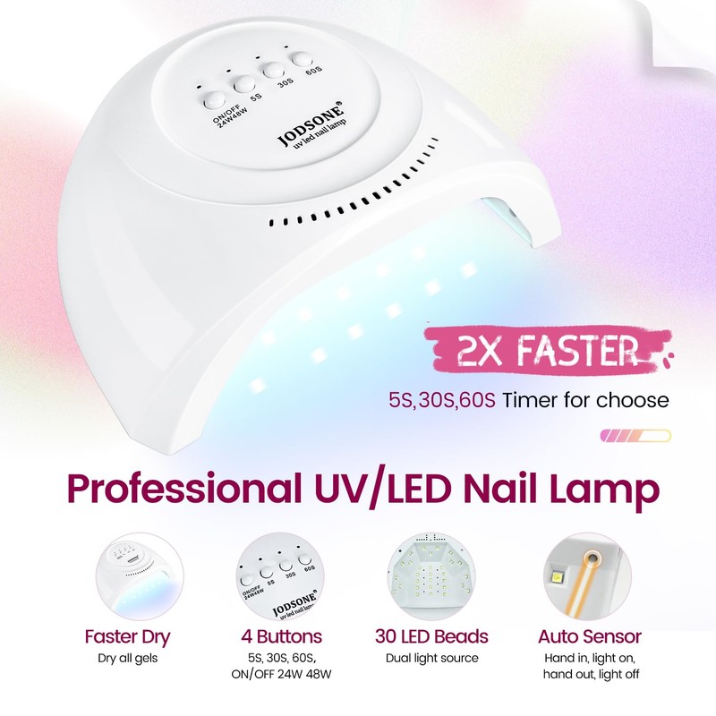 JODSONE Builder Gel Nail Kit with U V Light Base