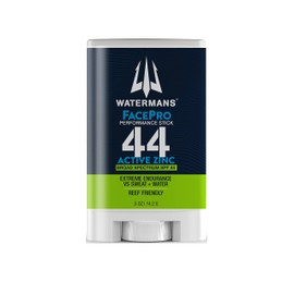 WATERMAN'S Watermans Facepro Spf 44 Protector Solar En Barra Para La Cara, Protector Solar De Óxido De Zinc, Protector Solar Seguro Para Arrecifes, Pr