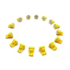 Lumiglow 15 BRIGHT Amber 194 Wedge Instrument Panel Cluster Dashboard LEDs Light Bulbs GM