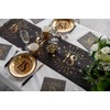 Table Runner Table Runner Black Gold Birthday Numbers 18 20