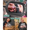 10X Rectangle Magnifying Glass with Light and Stand, 24" Flexible