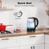 Willz Electric Glass Kettle with Heat Resistant Handle and Cordless