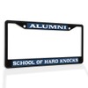 Metal Insert License Plate Frame Alumni School of Hard Knocks