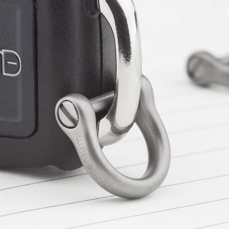 TISUR Key Ring Titanium D-Ring Key Car Motorcycle Keychain Cute