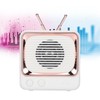 TV Shaped BT Speaker Wireless Lightweight Portable Mini Classic Style