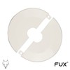 FUX Pack of 2 Single Heating Pipe Rosette Extra Large