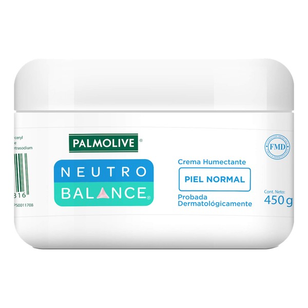 Palmolive Neutro Balance Crema Sólida Corporal Hidro-Equilibrante con Vitamina E para Piel Normal - 1 x 450 g