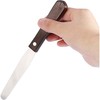 SQUADO Professional Waxing Spatula, Stainless Steel Blade, Wooden Handle, Hair