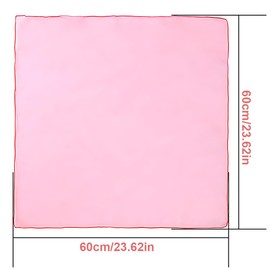 ZAMXHUG Juggling Cloths - Pack of 10 Colourful Juggling Cloths, Nursery Cloths, Gymnastics Cloths, Dance Cloths, Sensory, Children's Show, Activities Accessories, Decoration (60 x 60 cm)