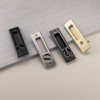 NCL Sliding Door Handle for Bath, Satin Brass Barn Door