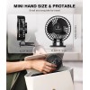 USB Desk Fan, Mini Portable, 3 Speeds Desktop Table Cooling,