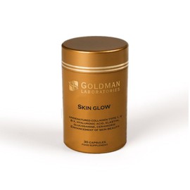 Goldman Laboratories Skin Glow Collagen Supplement Capsules, 30 Capsules, Containing Collagen Type I, V, Hyaluronic Acid, Elastin, Ceramides