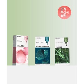 Mediheal [30 Sheets] Essential Mask Pack Best 3 Types 30 Sheets (Madecassoside/Tea Tree/Collagen)