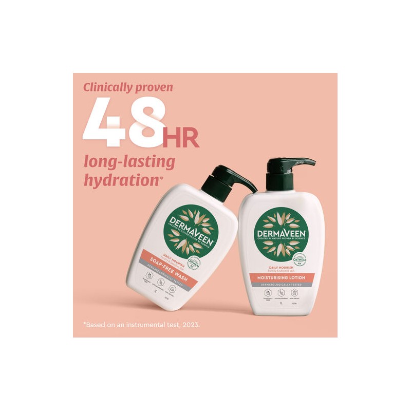DermaVeen Daily Nourish Moisturising Lotion for Dry & Sensitive Skin