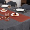 Chitomars Faux Leather Table Runner, Modern Double-Sided Non-Slip Heat Resistant