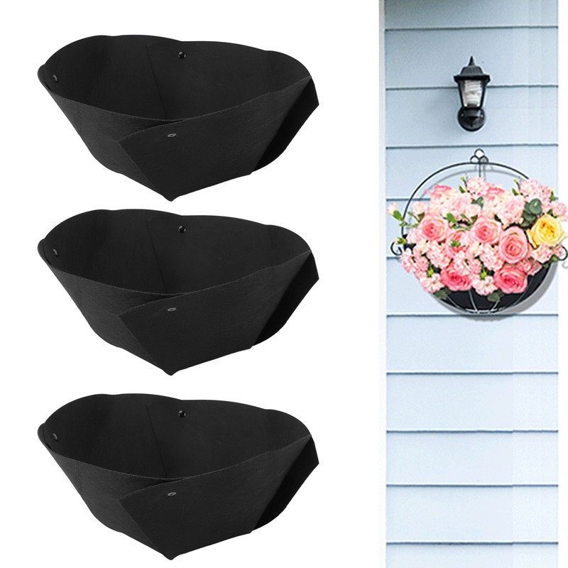 3pcs Half Round Planter Liner Half Circle Flower Pot Liner