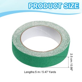 PATIKIL Anti Slip Traction Tape, 1" x 16 ft Adhesive Grip Tape Safety Non Skid Tread Tape for Floor Wall Walk Stairs Steps Scooter Deck, Green