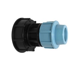 MACHSWON s60x6 Adapter IBC Tank Thread Connector for Mdpe Water Pipe Fittings Straight Outlet 25mm