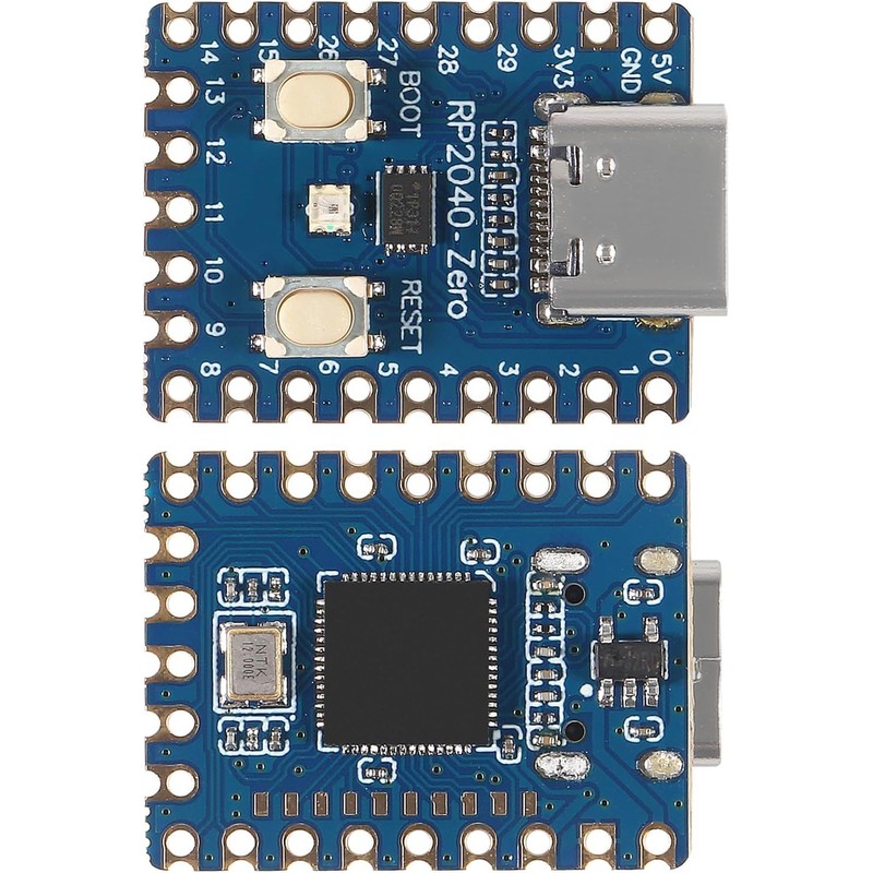 ALAMSCN Pack of 2 Compatible with RP2040-Zero Mini Microcontroller Board