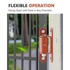SPARKWHIZ Heavy Duty Gate Hinge, 7" Bolt onto Gate Hinge,