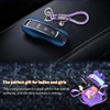 KANDUJIMU Bling Car Keychain, Glitter Crystal Keychain Ring Strap with
