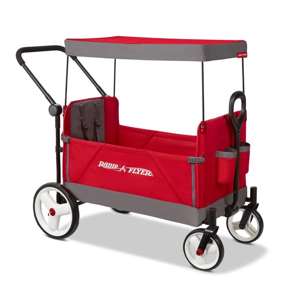 Radio Flyer Radio Flyer Stroller Wagon with 5-Point Harnesses, Rear