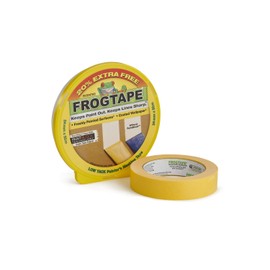 Frog Tape Yellow Delicate Surface Painters Masking Tape 24mm x 41.1m +20% Extra. Indoor painting and decorating for sharp lines and no paint bleed