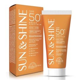 Sun&Shine Sun& Shine Mineral Sunscreen For Face & Neck skin UVA+UVB+SPF50 50ml Exp 11/2025