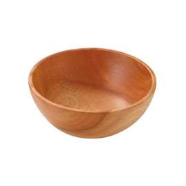 Captain Stag UP-2551 Wooden Tableware, Bowl, Outer Diameter 6.3 inches (16 cm), Wood Brace